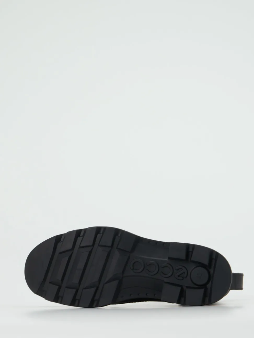 Ecco – Schnürboots aus Fettleder schwarz
