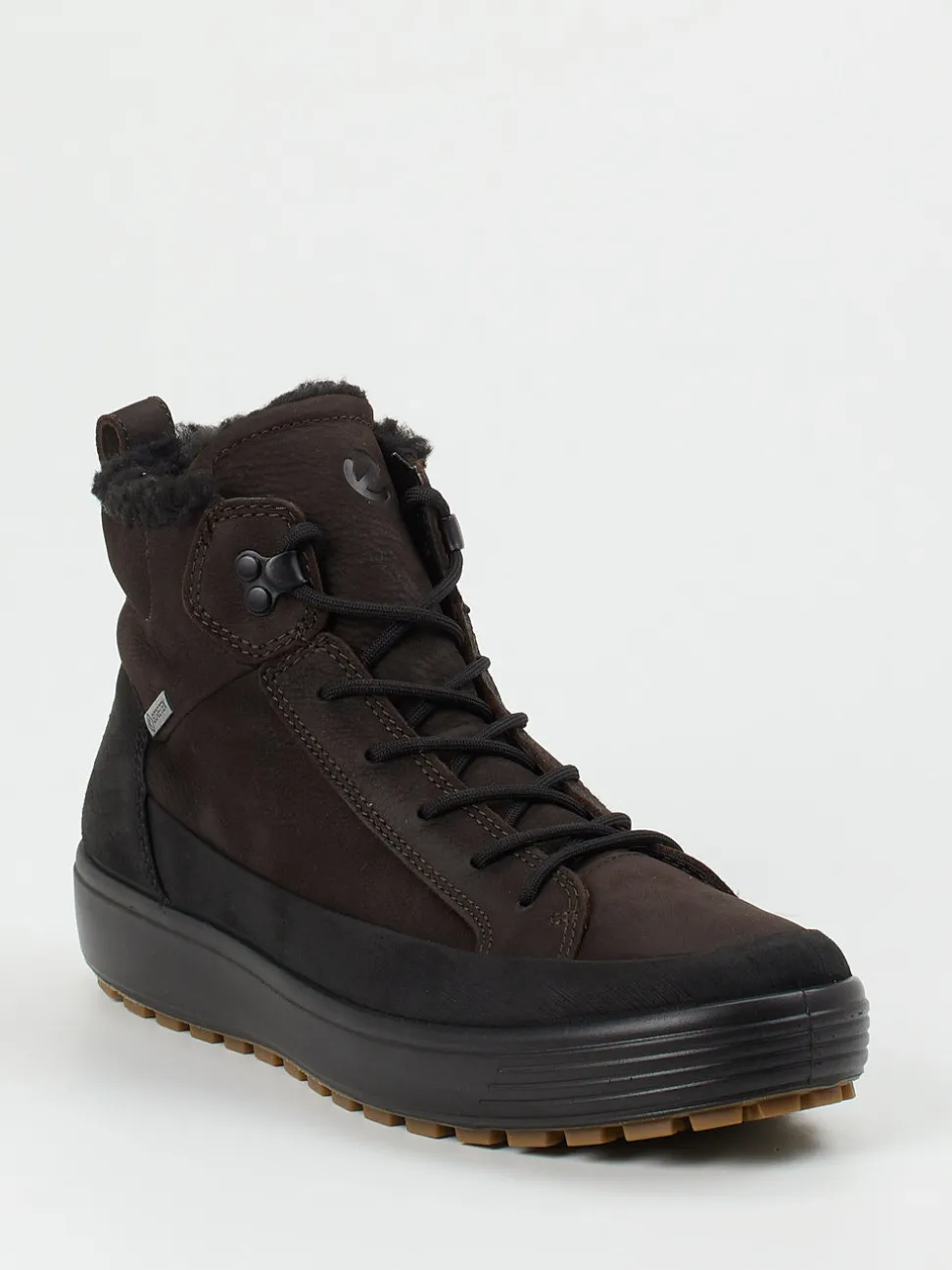 Ecco – Schnürboots aus Nubukleder Dunkelbraun