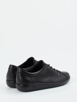 Ecco – Schnürschuh aus Kalbleder schwarz