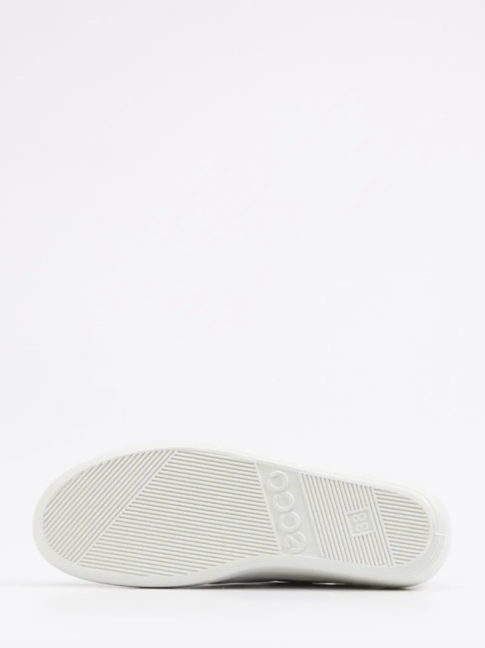 Ecco – Sneaker aus Kalbleder in Offwhite