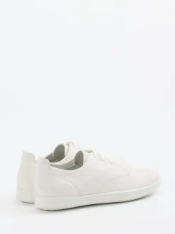 Ecco – Sneaker aus Kalbleder in Elfenbeinweiß