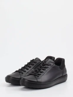 Ecco – Sneaker aus Kalbleder in Schwarz