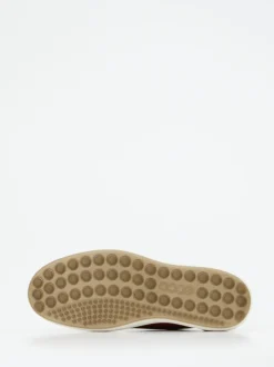 Ecco – Sneaker aus Kalbleder in Cognacbraun