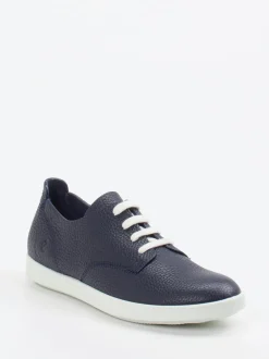Ecco – Sneaker aus Kalbleder dunkelblau