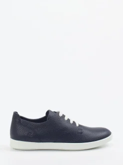 Ecco – Sneaker aus Kalbleder dunkelblau