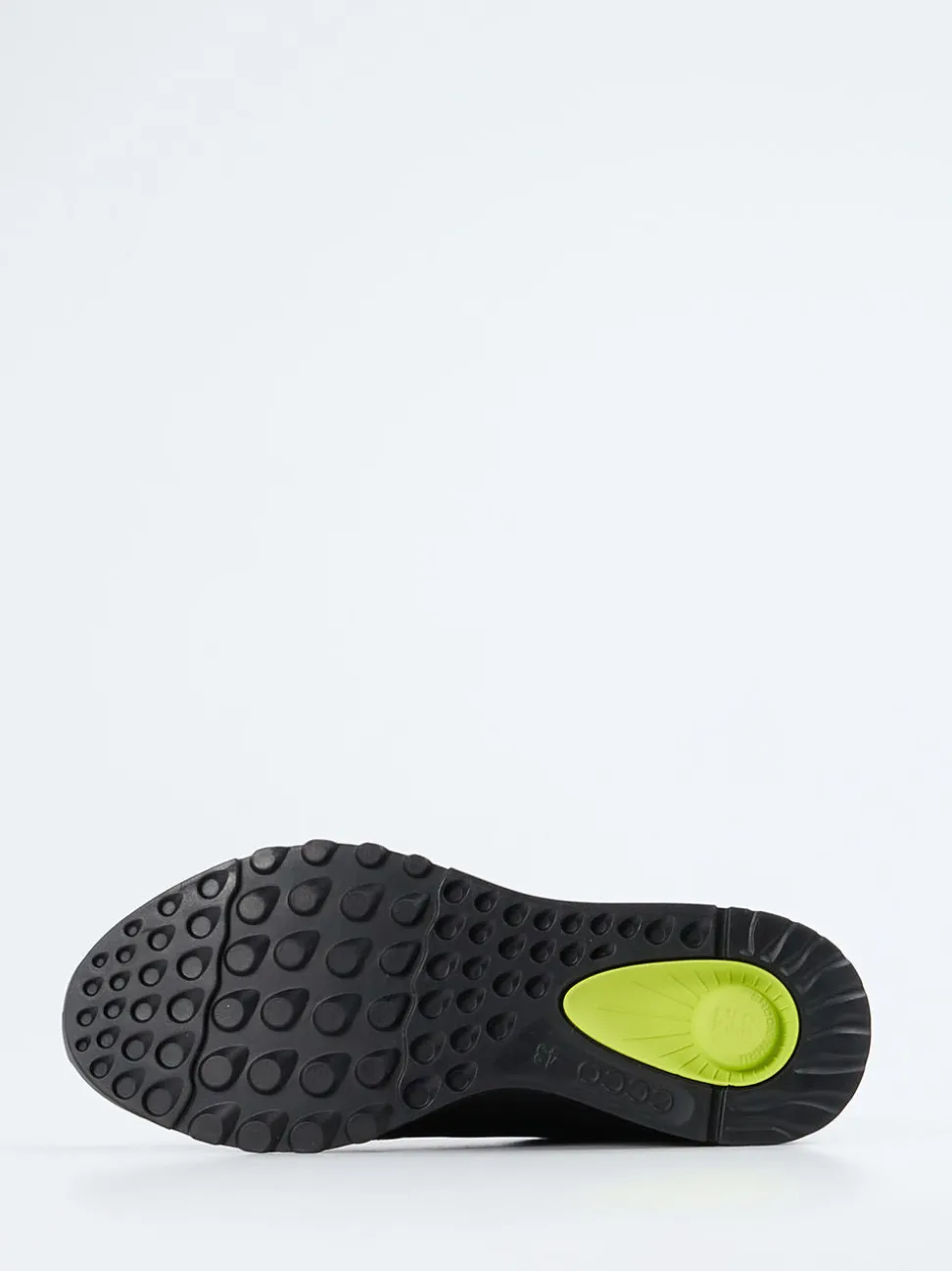 Ecco – Sneaker aus Lammleder schwarz wasserdicht