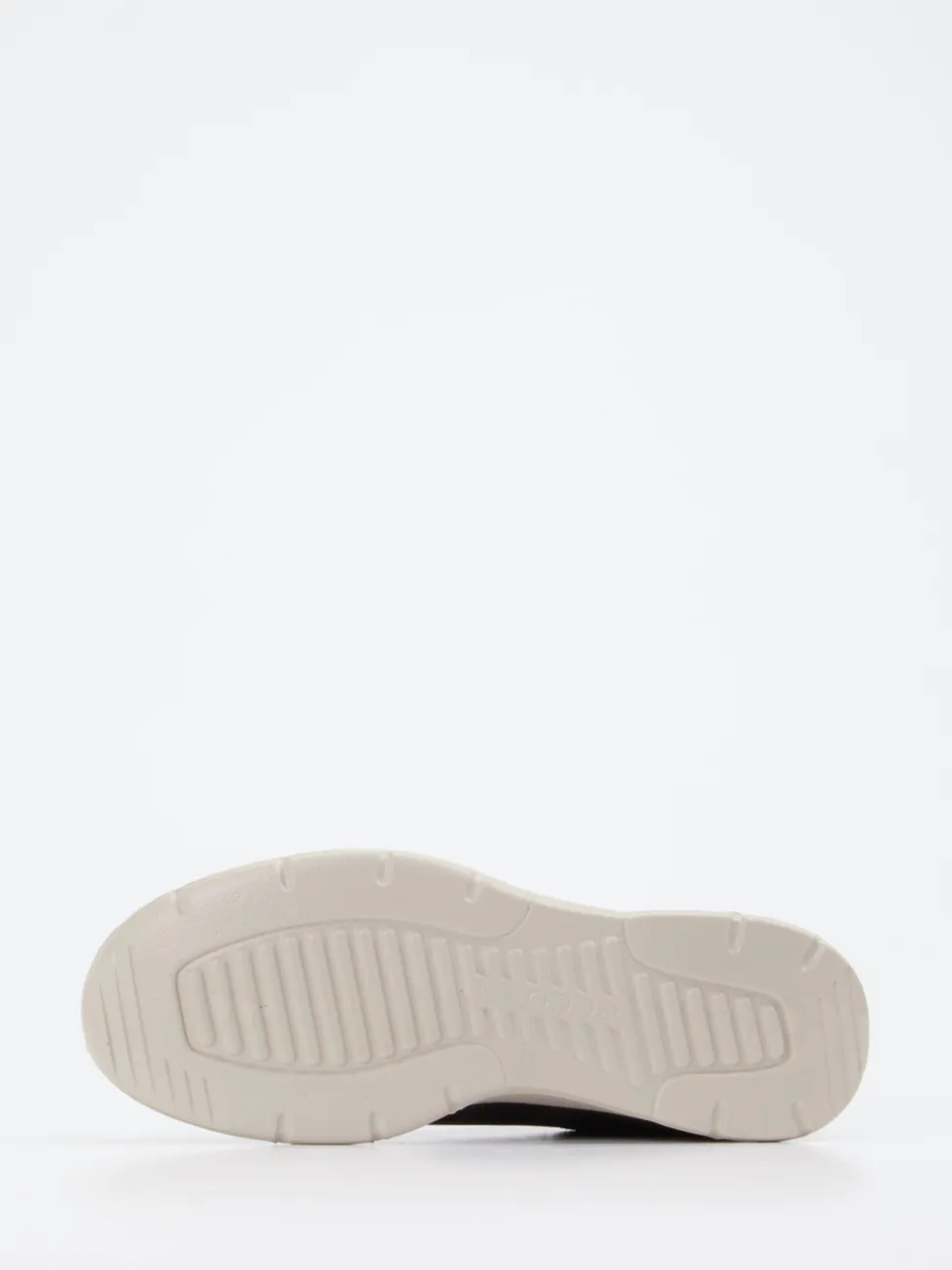 Ecco – Sneaker aus Leder und Mesh in Olivgrün
