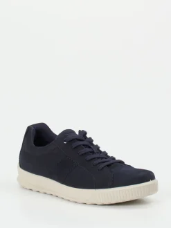 Ecco – Sneaker aus Nubukleder Dunkelblau
