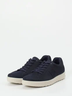 Ecco – Sneaker aus Nubukleder Dunkelblau