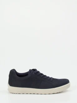 Ecco – Sneaker aus Nubukleder Dunkelblau