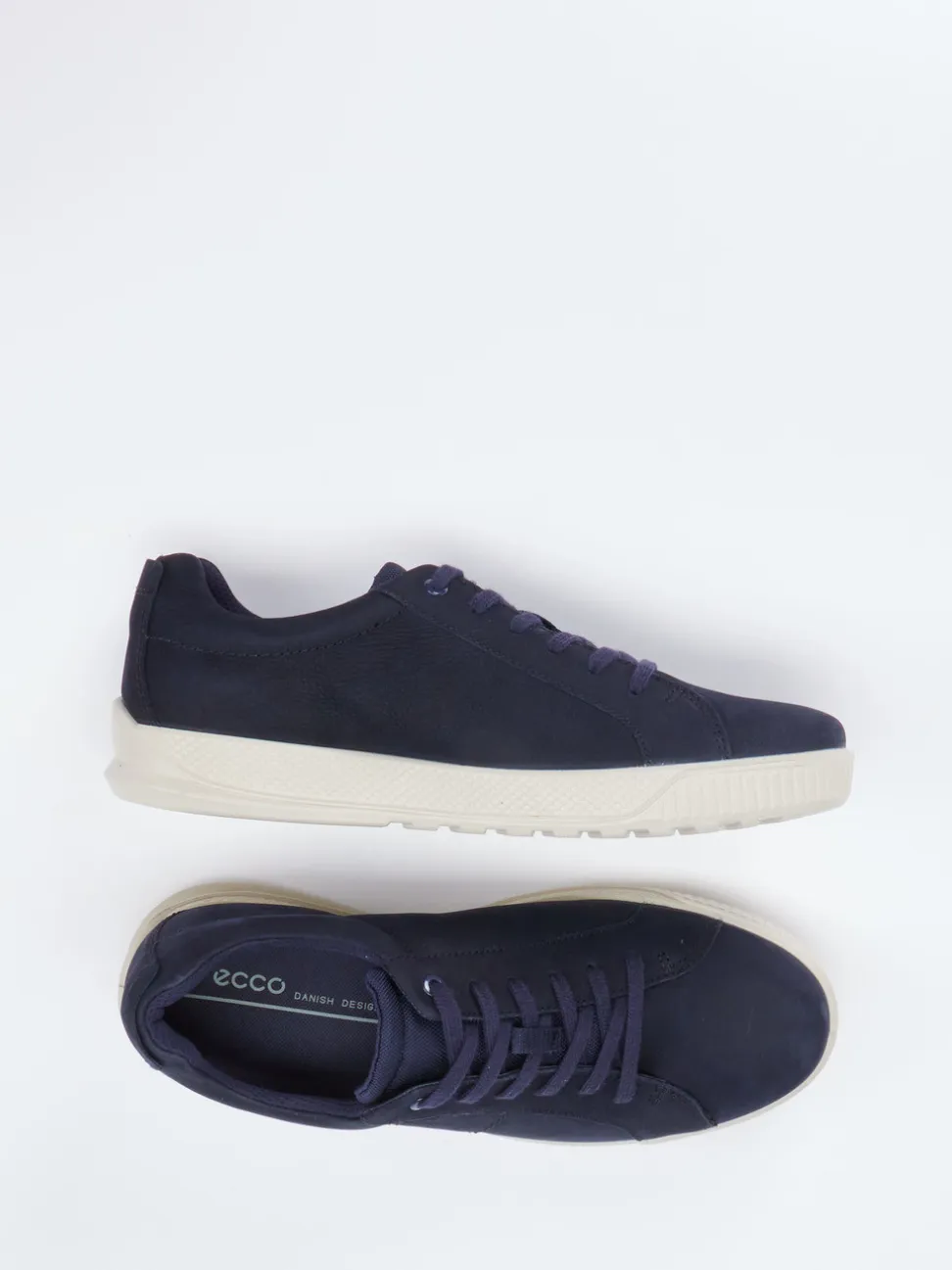 Ecco – Sneaker aus Nubukleder Dunkelblau
