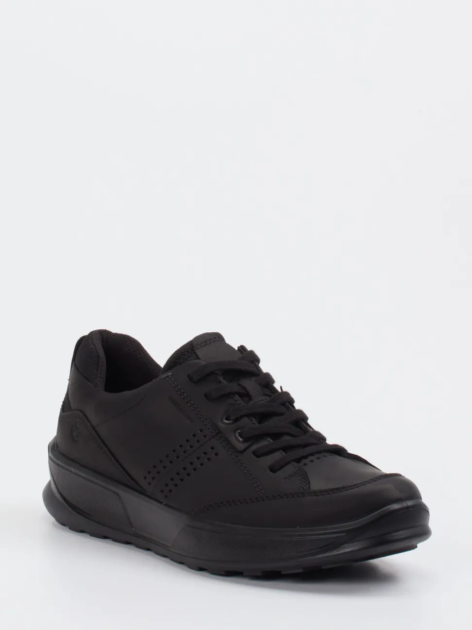 Ecco – Sneaker aus Nubukleder schwarz