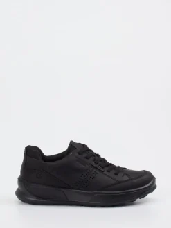 Ecco – Sneaker aus Nubukleder schwarz