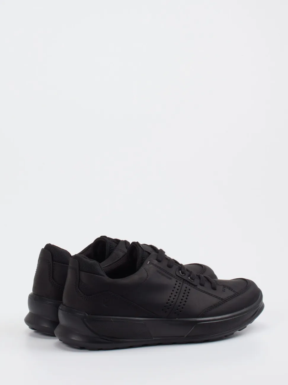 Ecco – Sneaker aus Nubukleder schwarz