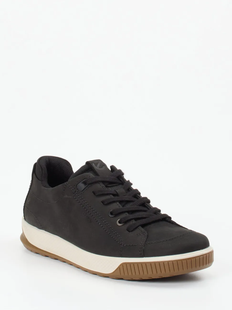 Ecco – Sneaker aus Nubukleder Schwarz