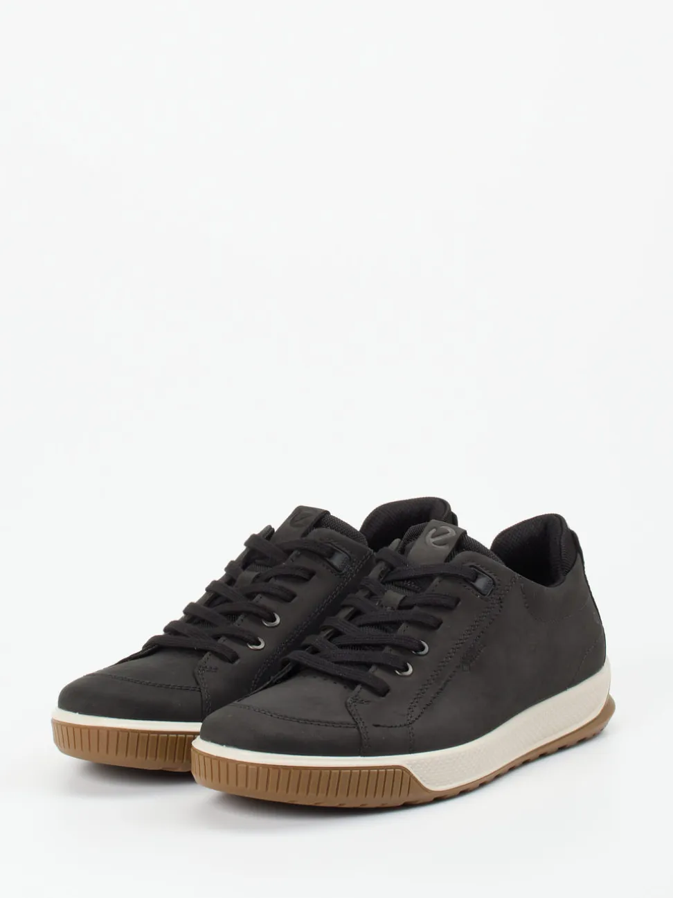 Ecco – Sneaker aus Nubukleder Schwarz