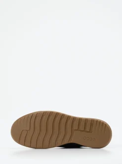 Ecco – Sneaker aus Nubukleder Schwarz