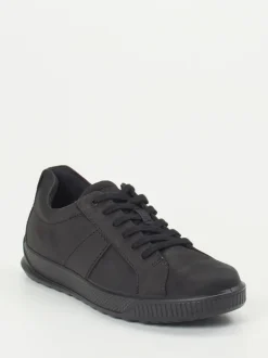 Ecco – Sneaker aus Nubukleder Schwarz