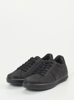 Ecco – Sneaker aus Nubukleder Schwarz
