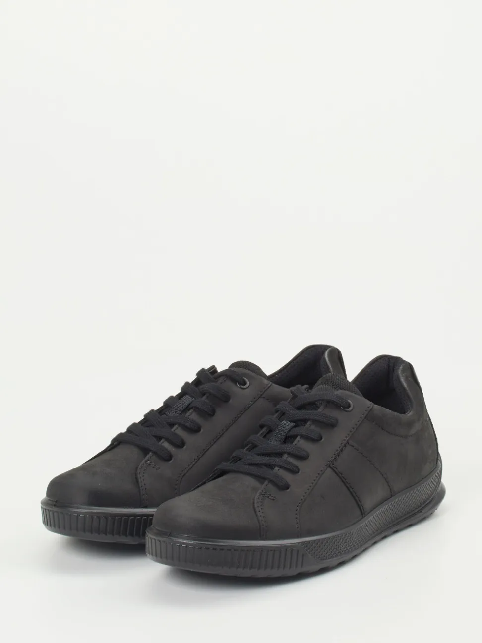 Ecco – Sneaker aus Nubukleder Schwarz