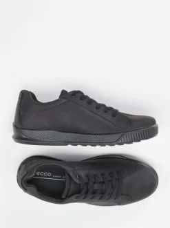 Ecco – Sneaker aus Nubukleder Schwarz