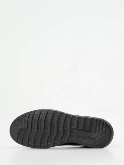 Ecco – Sneaker aus Nubukleder Schwarz