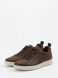 Ecco – Sneaker aus Nubukleder in Braun