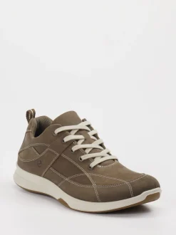 Ecco – Sneaker aus Nubukleder mittelbraun