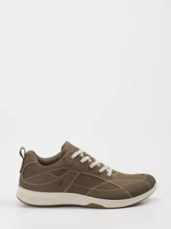 Ecco – Sneaker aus Nubukleder mittelbraun
