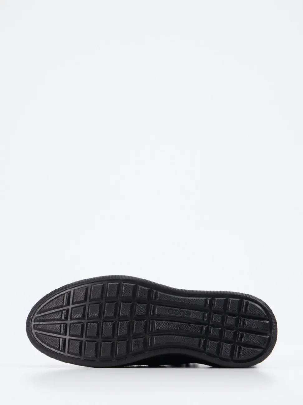 Ecco – Stiefelette aus Veloursleder schwarz