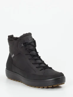 Ecco – Stiefeletten aus Nubukleder Schwarz