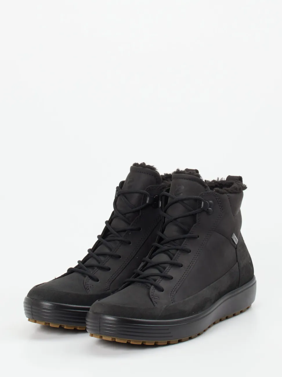 Ecco – Stiefeletten aus Nubukleder Schwarz
