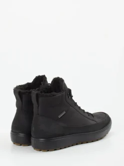 Ecco – Stiefeletten aus Nubukleder Schwarz