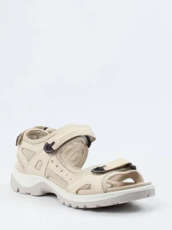 Ecco – Trekkingsandale aus Nubukleder Beige