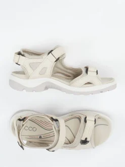 Ecco – Trekkingsandale aus Nubukleder Beige
