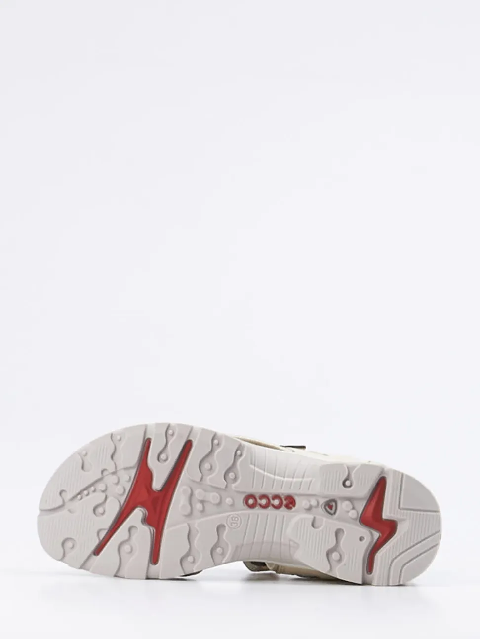 Ecco – Trekkingsandale aus Nubukleder Beige
