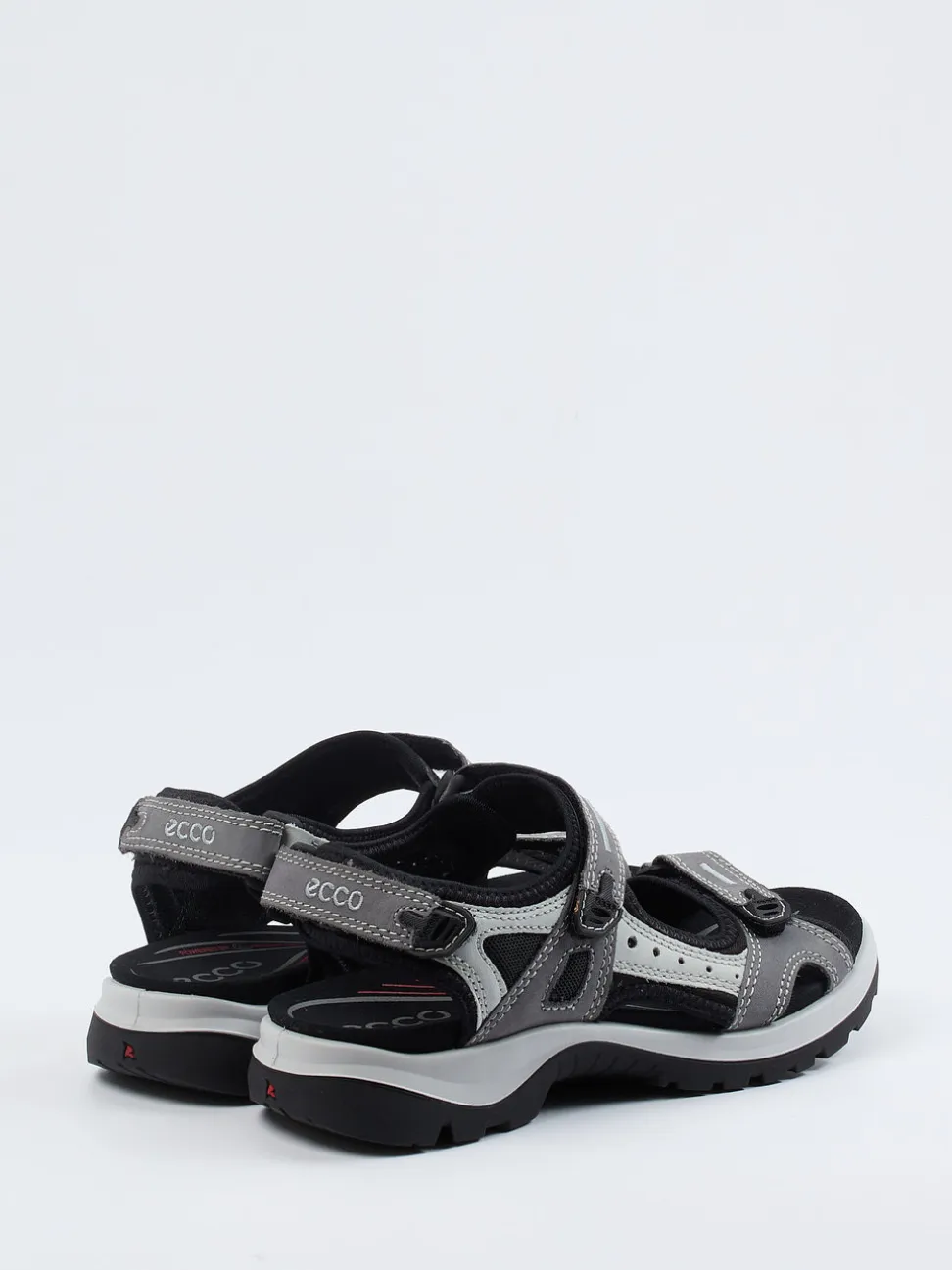 Ecco – Trekking-Sandalen aus Nubukleder grau
