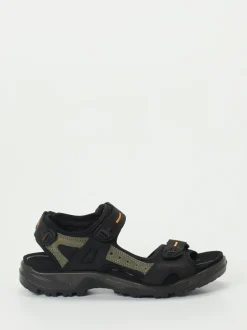Ecco – Trekking-Sandalen aus Textil Schwarz