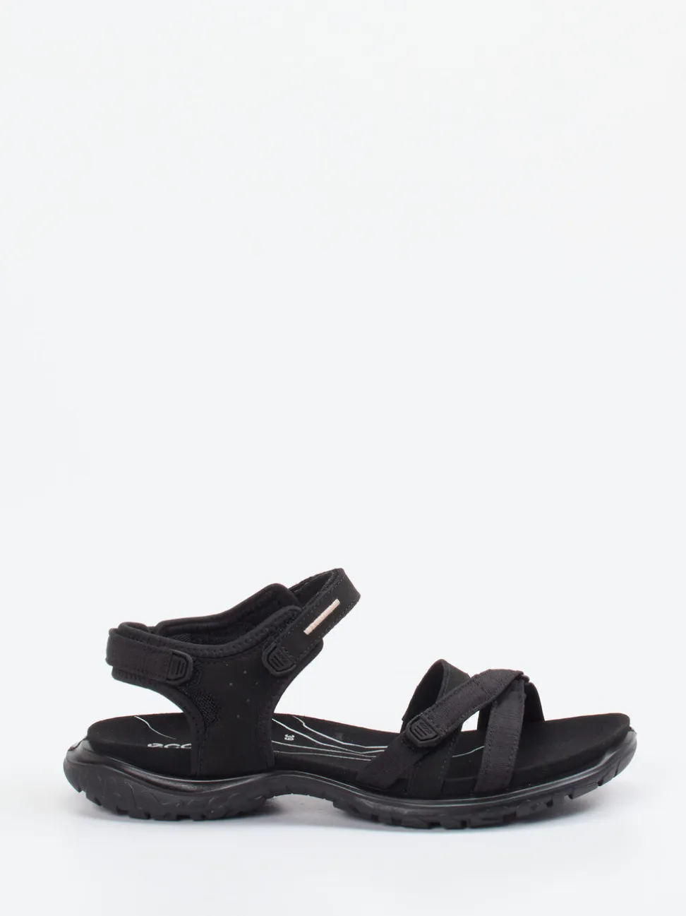 Ecco – Trekking-Sandalen aus Synthetik Schwarz