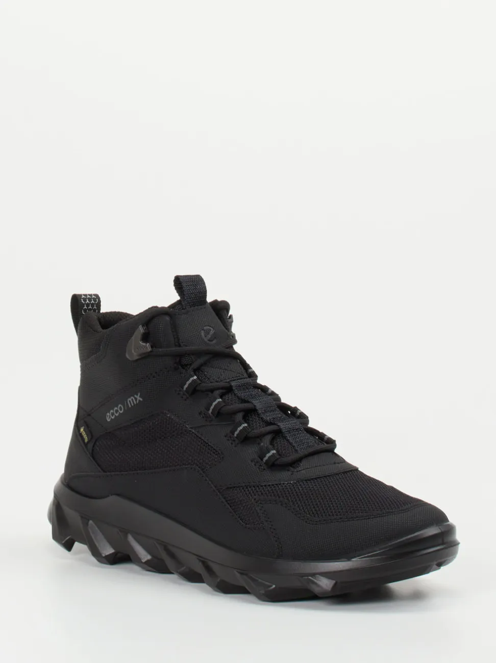 Ecco – Wanderschuh aus Textil und Synthetik Schwarz
