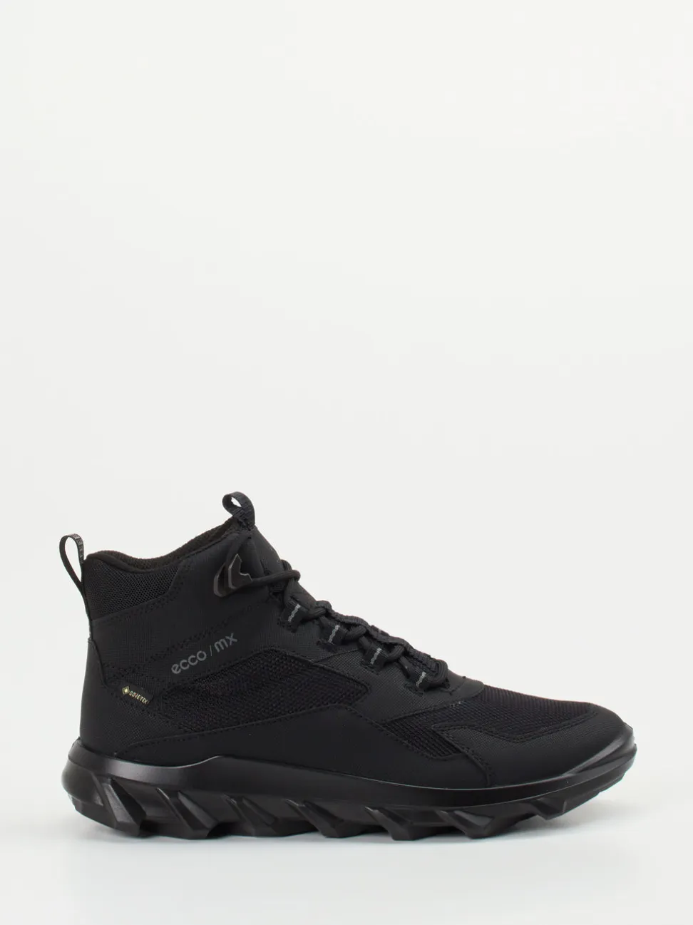 Ecco – Wanderschuh aus Textil und Synthetik Schwarz