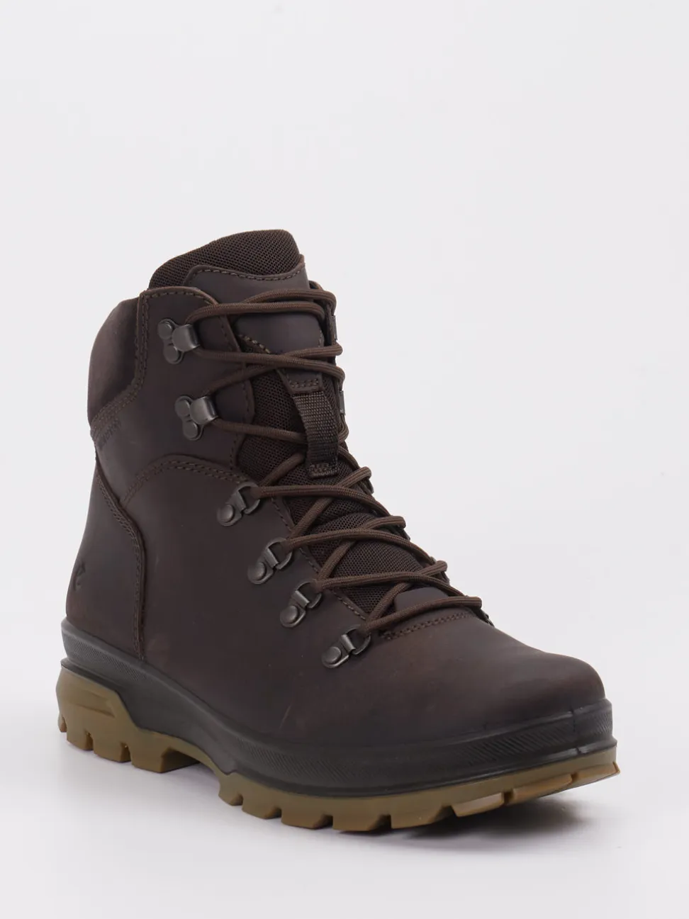 Ecco – Wanderstiefel aus Kalbleder Dunkelbraun