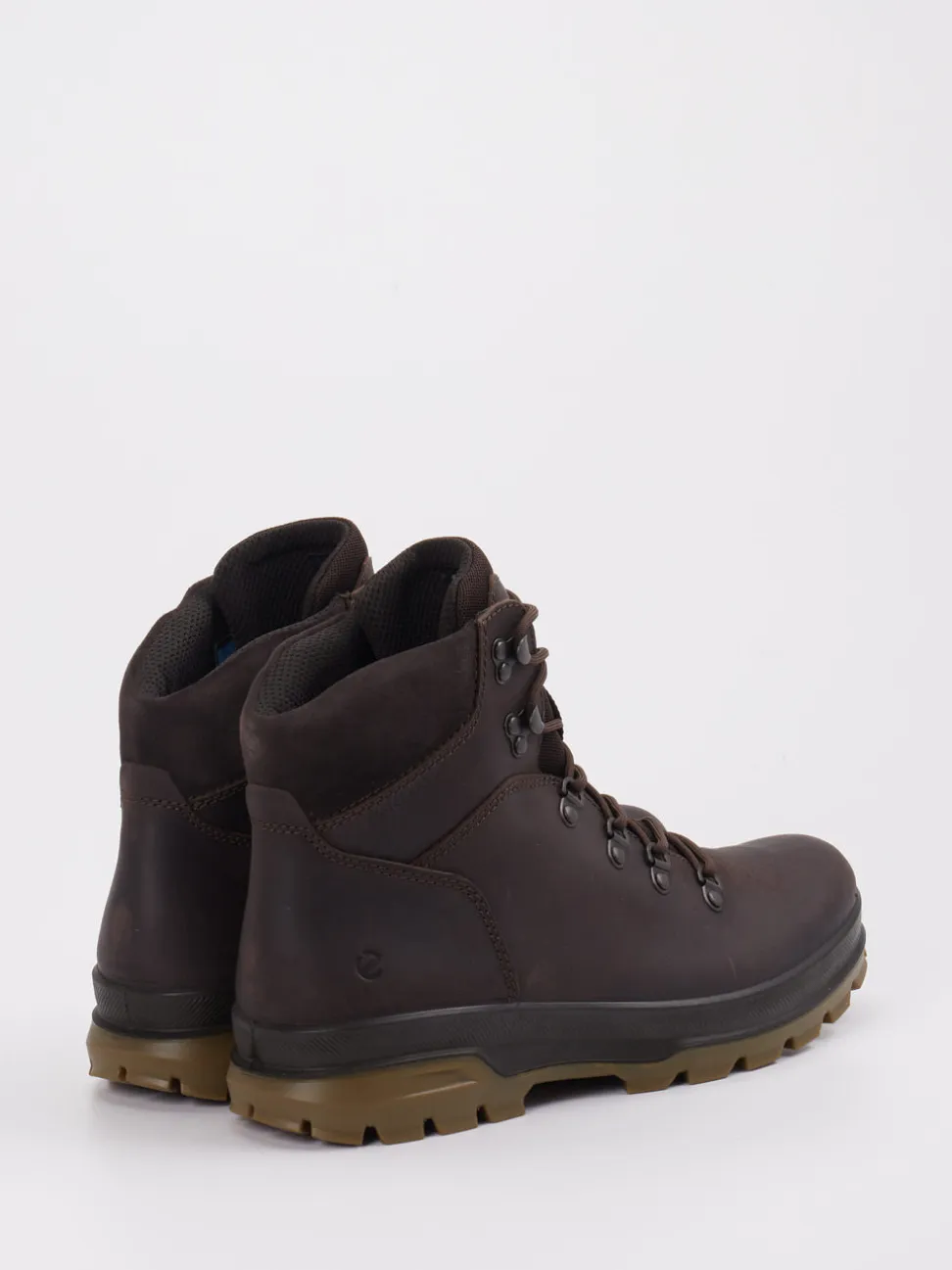Ecco – Wanderstiefel aus Kalbleder Dunkelbraun