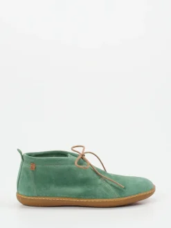 El Naturalista – Chukka Boots aus Veloursleder salbeigrün
