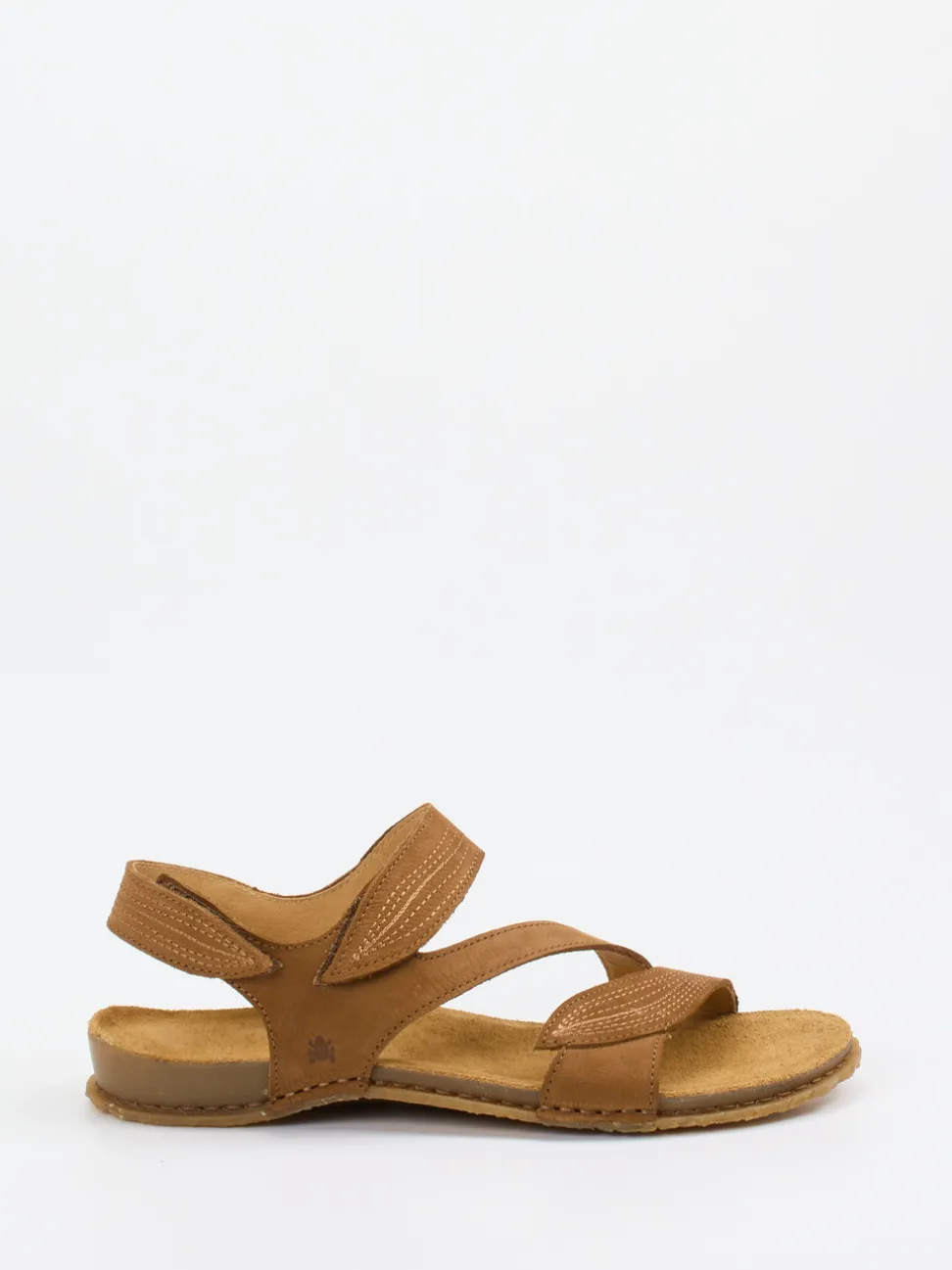 El Naturalista – Komfortsandalen aus Nubukleder Cognac
