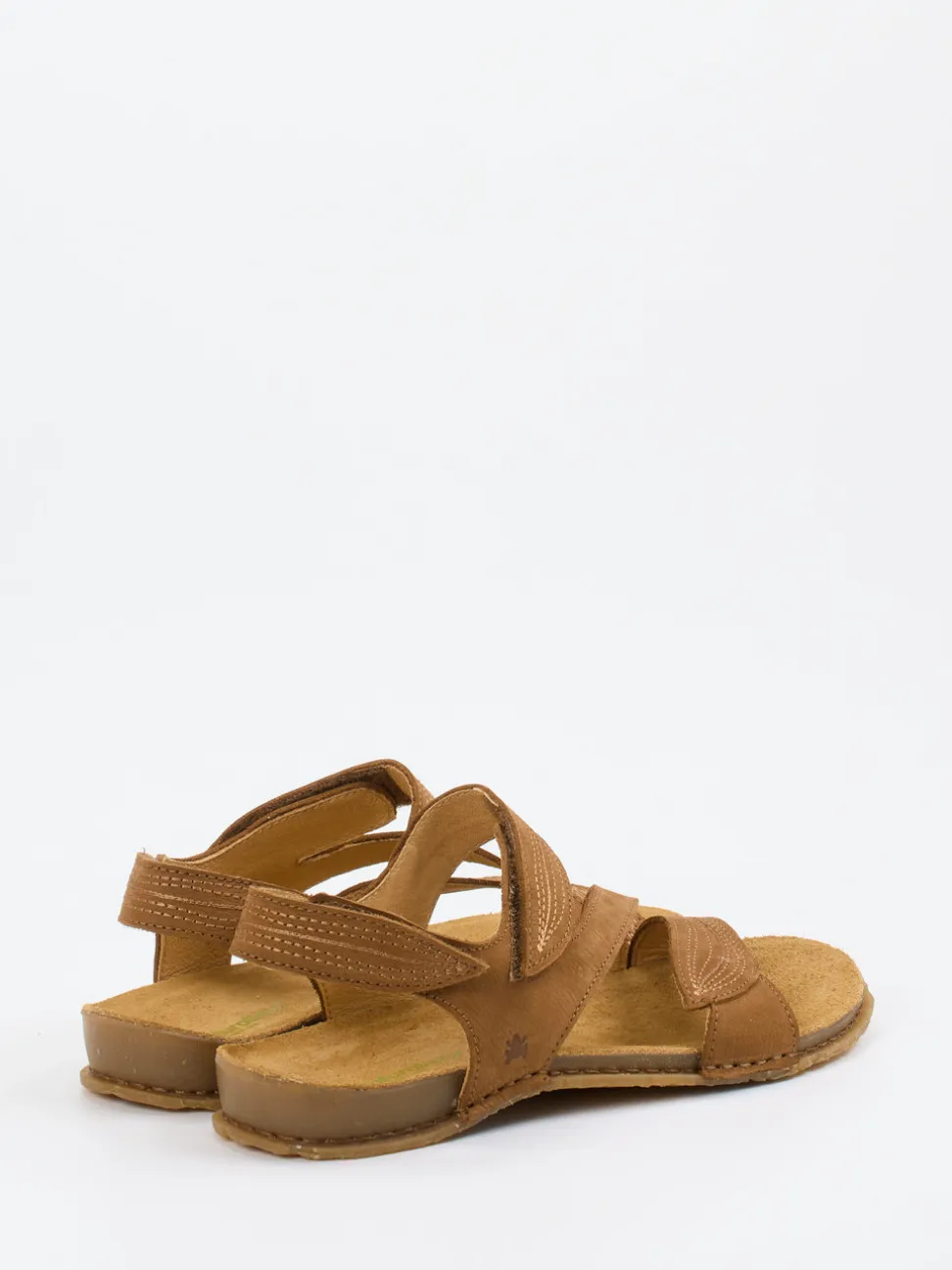 El Naturalista – Komfortsandalen aus Nubukleder Cognac
