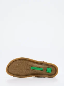 El Naturalista – Komfortsandalen aus Nubukleder Cognac