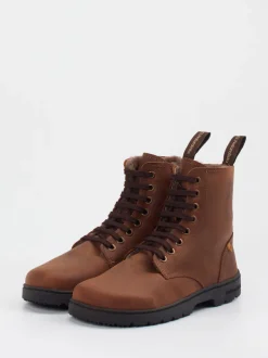 El Naturalista – Schnürboots aus Fettleder braun