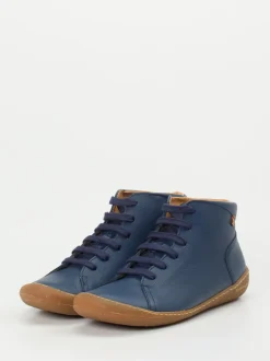 El Naturalista – Schnürstiefelette aus Kalbleder Blau