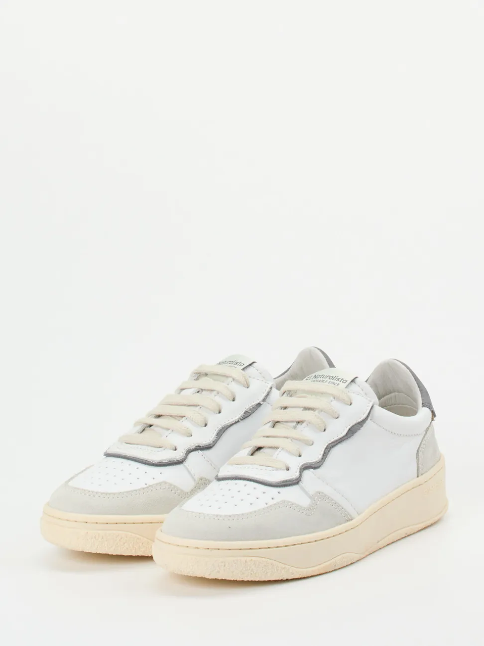 El Naturalista – Sneaker aus Kalbleder in Weiß